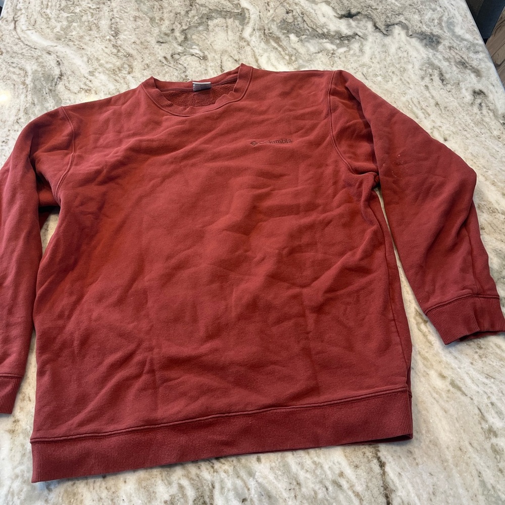 Columbia Mens Crew‎ Neck Fleece Sweatshirt